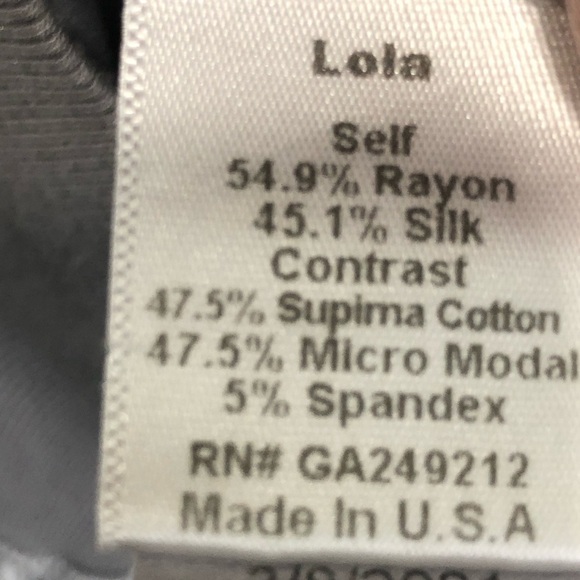 PJ Harlow Lola Gray satin lounge pants - Picture 6 of 8